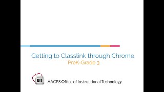 Chrome & Classlink PreK 3