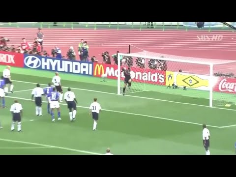 Golaço de Ronaldinho Gaúcho - Brasil 2 x 1 Inglaterra (Copa de 2002) HD