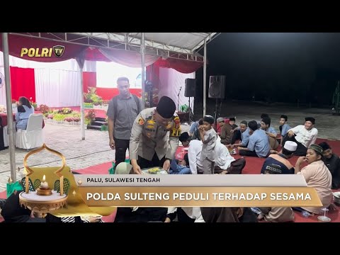 KAPOLDA SULTENG GELAR BUKA PUASA BERSAMA ANAK PANTI ASUHAN