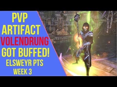 ESO Volendrung PVP Artifact Buff - Elsweyr PTS Week 3