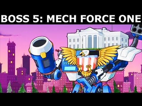 Octogeddon - Boss Battle 5: Mech Force One - Final Boss & Ending (No Commentary) (Indie Game)