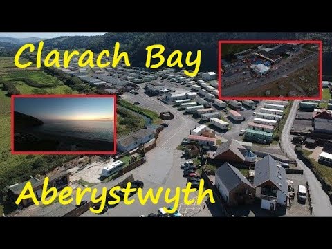 Clarach Bay, Aberystwyth. Mid Wales. Drone footage and photos