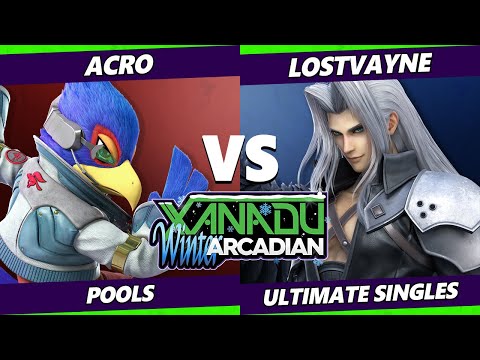 Xanadu Winter Arcadian - Acro (Falco) Vs. LostVayne (Sephiroth) Smash Ultimate - SSBU