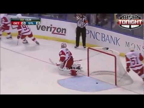 Vladimir Tarasenko First NHL Goal | Detroit Red Wings vs St. Louis Blues | 01/19/13