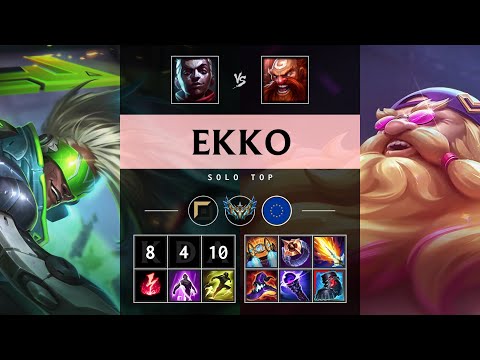 Ekko Top vs Gragas - EUW Challenger Patch 25.13