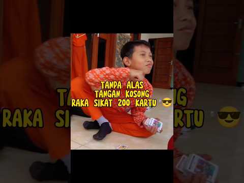 WITHOUT A BASE, RAKA IS LIKE THAT 😎 Brush 💥 #gamecards #children'sgames #cardclap