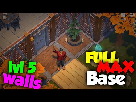 "My base tour" Lvl 5 wall base in last day on earth