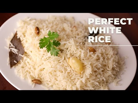 The SECRET to cooking PERFECT White Rice...FLUFFY!
