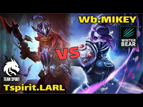 ✔️Wb.Mikey Templar vs Tspirit.Larl Pangolier Amazing Game !! - New Meta Farming Triangle with TA