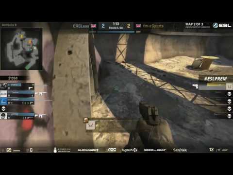 [UKCSGO] 13.09.2016 - FM eSports vs Orgless @ ESL UK Prem Summer Promotions Consolation Final Map 2