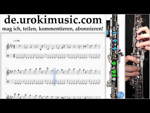 Oboe Lernen P!nk - What About Us Tabulatur Teil#1 Übungen um-i995