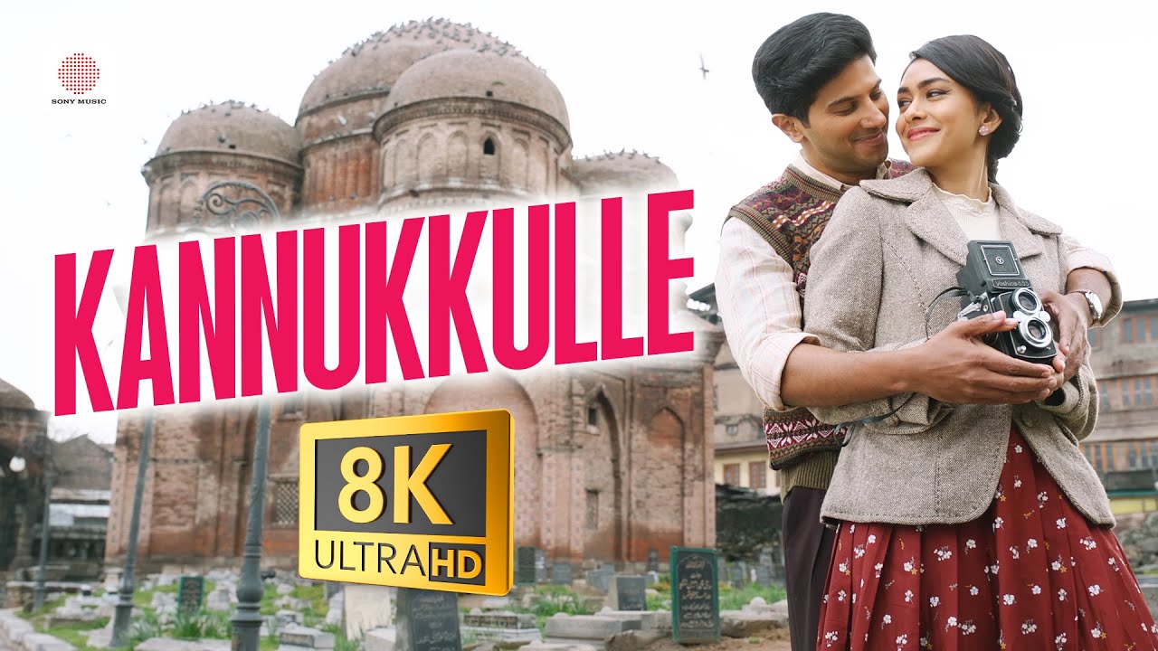 Kannukkulle 8K/4K Video Song - Sita Ramam (Tamil) | Dulquer | Mrunal | Vishal Chandrasekhar | Hanu