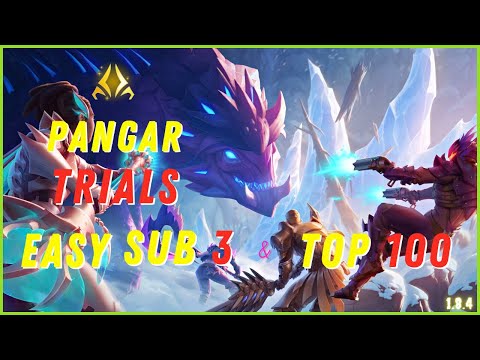 Dauntless Pangar Trials - Solo Sword | Easy Sub 5