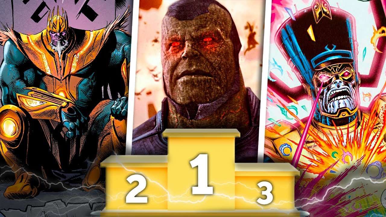 TODAS Versões do THANOS Ordenadas por NIVEL DE PODER