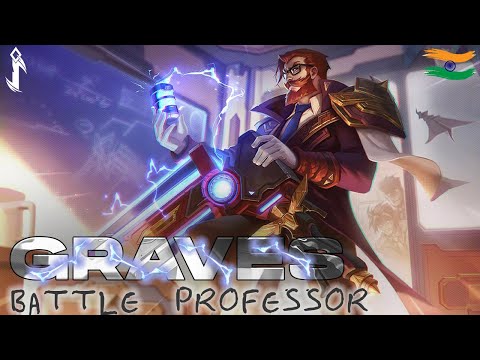 Battle Professor Graves Wild Rift India Skin Spotlight|#wildriftindia #levelupgaming #skinspotlight