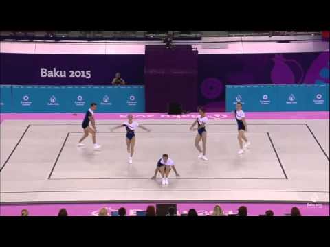 JJEE Baku - Aeróbic - F - Group Romania