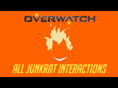 Overwatch - All Junkrat Interactions V3 + Unique Kill Quotes