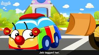 Tire Town School 17 – Tag | Educational Video for Kids