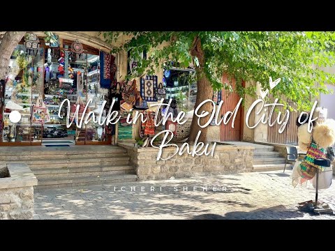 Walk in the Old City of Baku | Icheri sheher Azerbaijan travel vlog |explore Baku @Iqratroublesome
