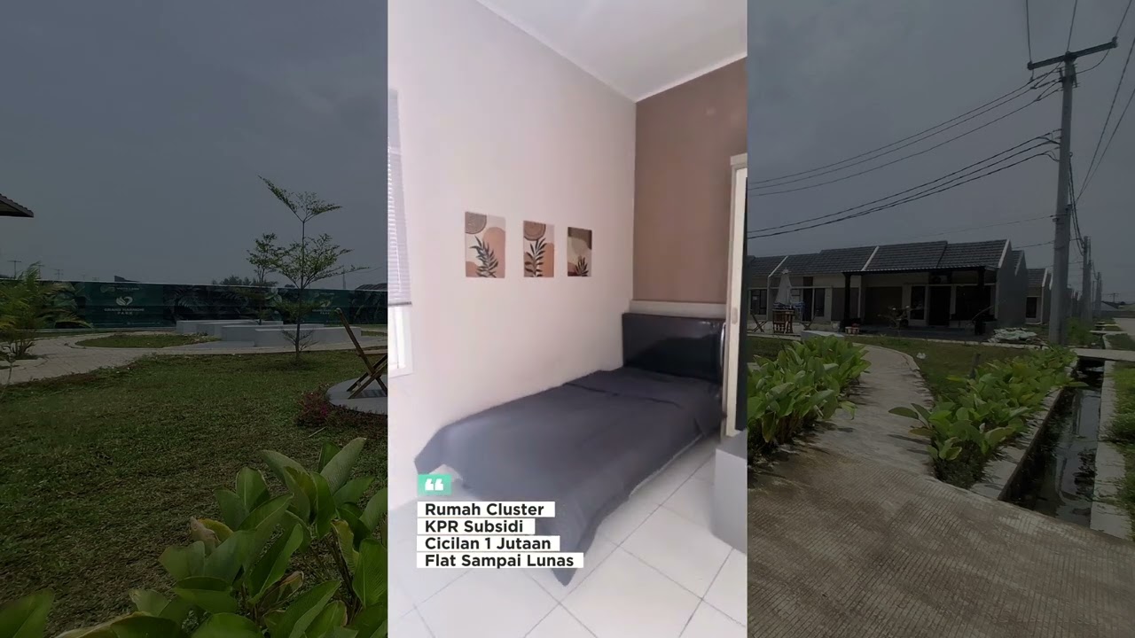 Rumah Cluster Bebas Banjir KPR Subsidi Cicilan 1 Jutaan Flat