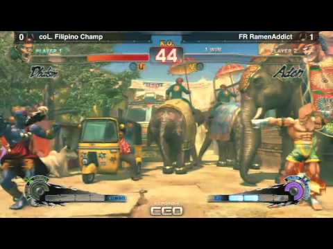 SSF4AE coL Filipino Champ vs FR RamenAddict - CEO2013 Day 3