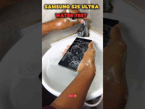 Samsung S25 Ultra Extreme Water Test – Would You Try This? 🚨"