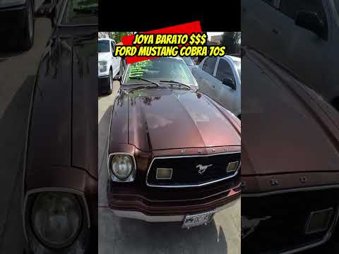 encontramos una verdadera joya Ford Mustang cobra 1971 en venta 💲muchos dirán q no es clásico