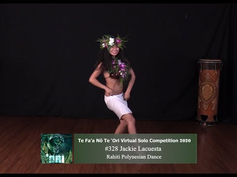 2020 Te Fa'a No Te Ori, #328 Jackie Lacuesta, 14-17 Adv Vahine from Rahiti Polynesian Dance