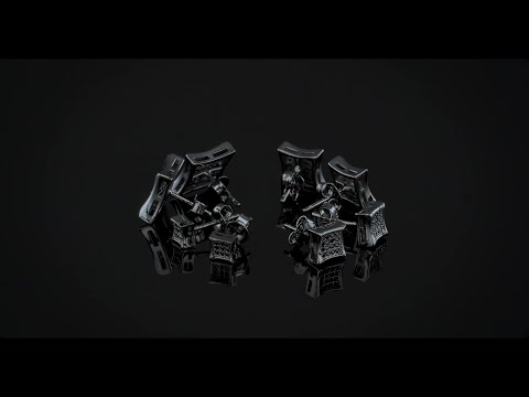 Mens Square Pave CZ Kite Stud Earrings Gold Plated 925 Silver 7 -12 MM