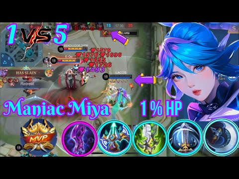 Legendary Miya The Most Epic Comeback  #mlbbcreatorcamp #mobilelegends #mccjuly #mcc_0721kh
