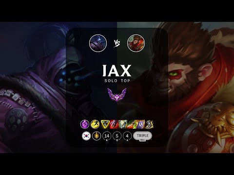 Jax Top vs Wukong - KR Master Patch 12.22