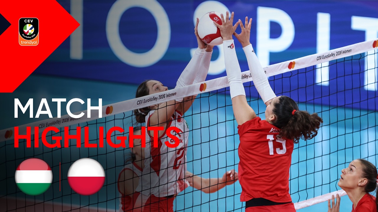 Highlights | HUNGARY vs. POLAND | CEV Trendyol Eurovolley 2026 | Women