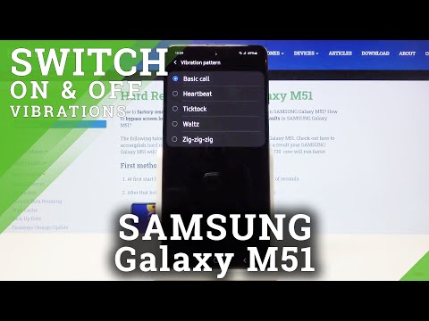 How to Change Vibration Settings in SAMSUNG Galaxy M51 – Customize Vibrations