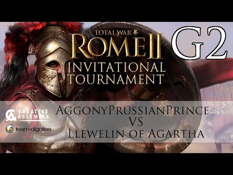 AggonyPrussianPrince vs Llewlin of Agartha G2 |Team Dignitas Rome II Invitational Tournament