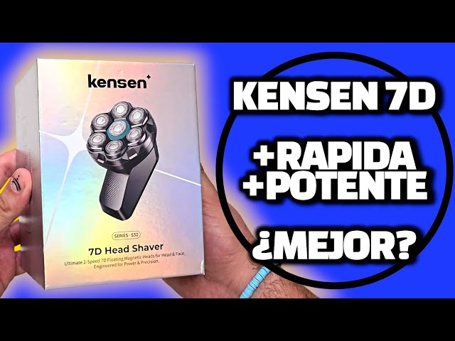 Vídeo relacionado con kensen Afeitadora Cabeza Hombre, Máquina de Afeitar Cabeza con 2 Velocidades, 7D Cabezales Magnéticos, Afeitadora Electrica Hombre Calva en Seco y Húmedo, IPX6 Impermeable, Carga USB-C, Pantalla LED