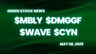 Mobileye ($MBLY) | DMG Blockchain Solutions ($DMGGF) | Eco Wave Power ($WAVE) | Cyngn ($CYN)