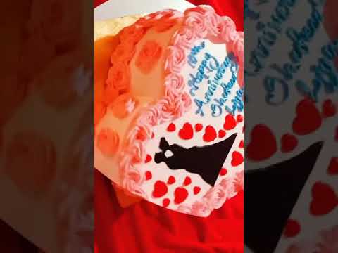wedding anniversary theam cake/SR Dreams bakes/Resmy shiju