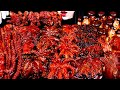 ASMR SPICY SEAFOOD 해물찜 SPICY ENOKI MUSHROOM 불닭 버섯 먹방 OCTOPUS SQUID CHICKEN SALMON 