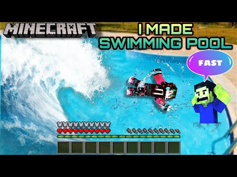 Unbelievable: I Built a Swimming Pool in Minecraft!