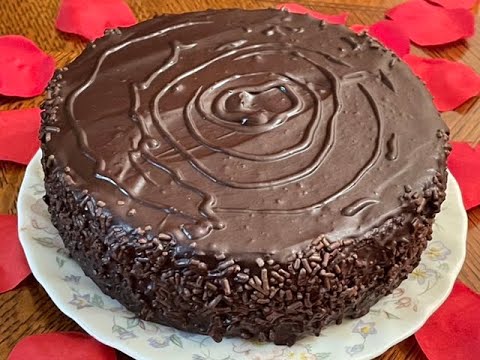 Chocolate Velvet Cake - very simple cake