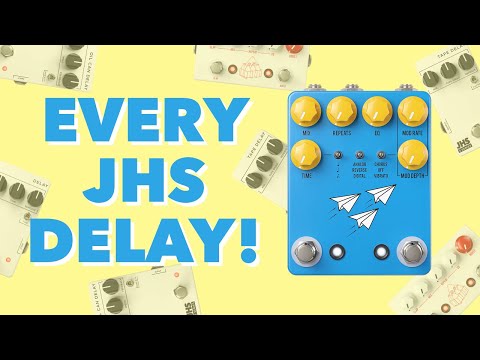 Finding The Right Delay Pedal For You | A Guide To JHS Delay Pedals