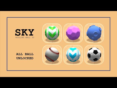 Sky Rolling Ball 3D - All Ball Unlocked (1)