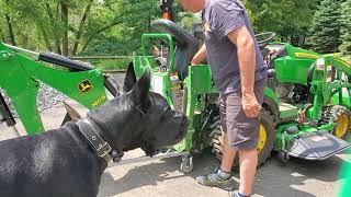 BXpanded Backhoe Dolly for John Deere 1025R