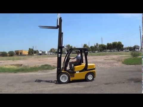 2007 Yale GDP060VXEYSE091 Forklift - 6000lb Capacity, Pneumatic Tires, Diesel Fuel