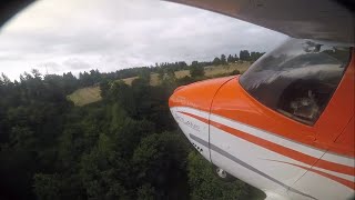Cessna CHALLENGE! Uphill, Narrow Landings and an RC field