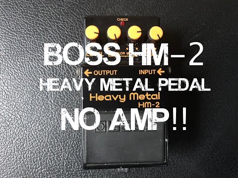 BOSS HM-2 HEAVY METAL PLUS  FORTIN GRIND = SICK!