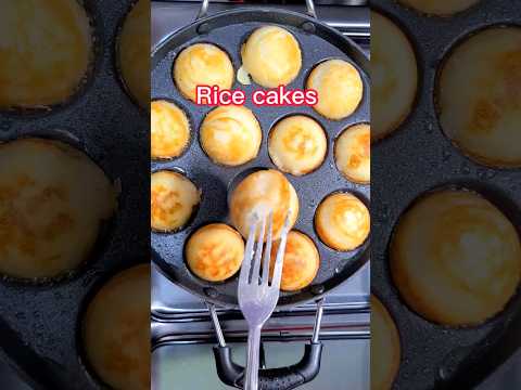Just Rice to make thee delicious Rice cakes #shorts #recipe #cake #trending