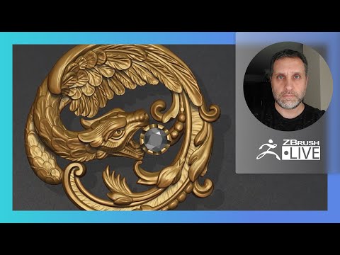 Sculpting Organic Jewelry Designs with ZBrush - Nacho Riesco Gostanza - ZBrush 2022