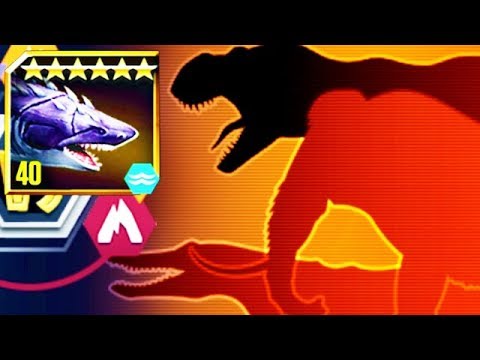 MEGALODON vs 9 OPPONENTS (JURASSIC WORLD)