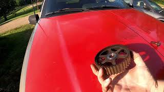 chrysler sebring 2.4 timing belt/water pump part 1